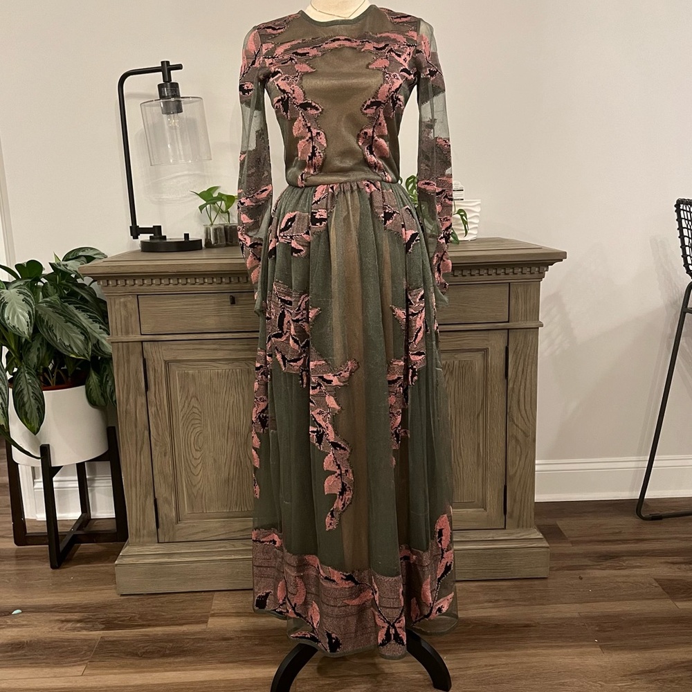 NWT Kukhareva London Millie Ball Gown Long Sleeve UK 8 US 4 - Picture 7 of 16